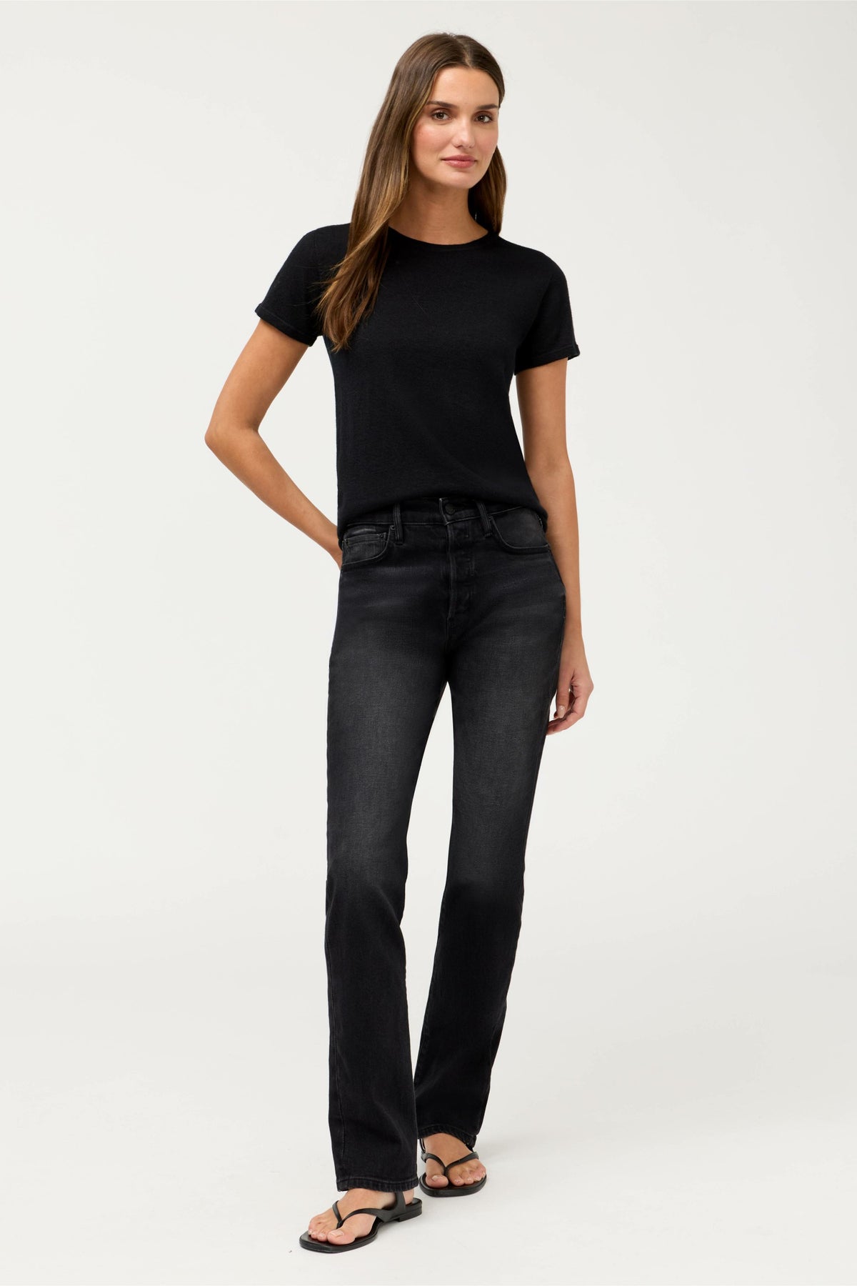 CASHMERE SHORT SLEEVE CREWNECK