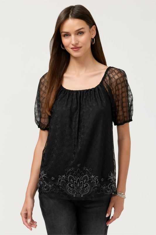 AMARRAH MESH BLOUSE