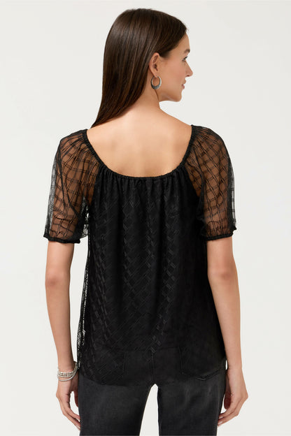 AMARRAH MESH BLOUSE