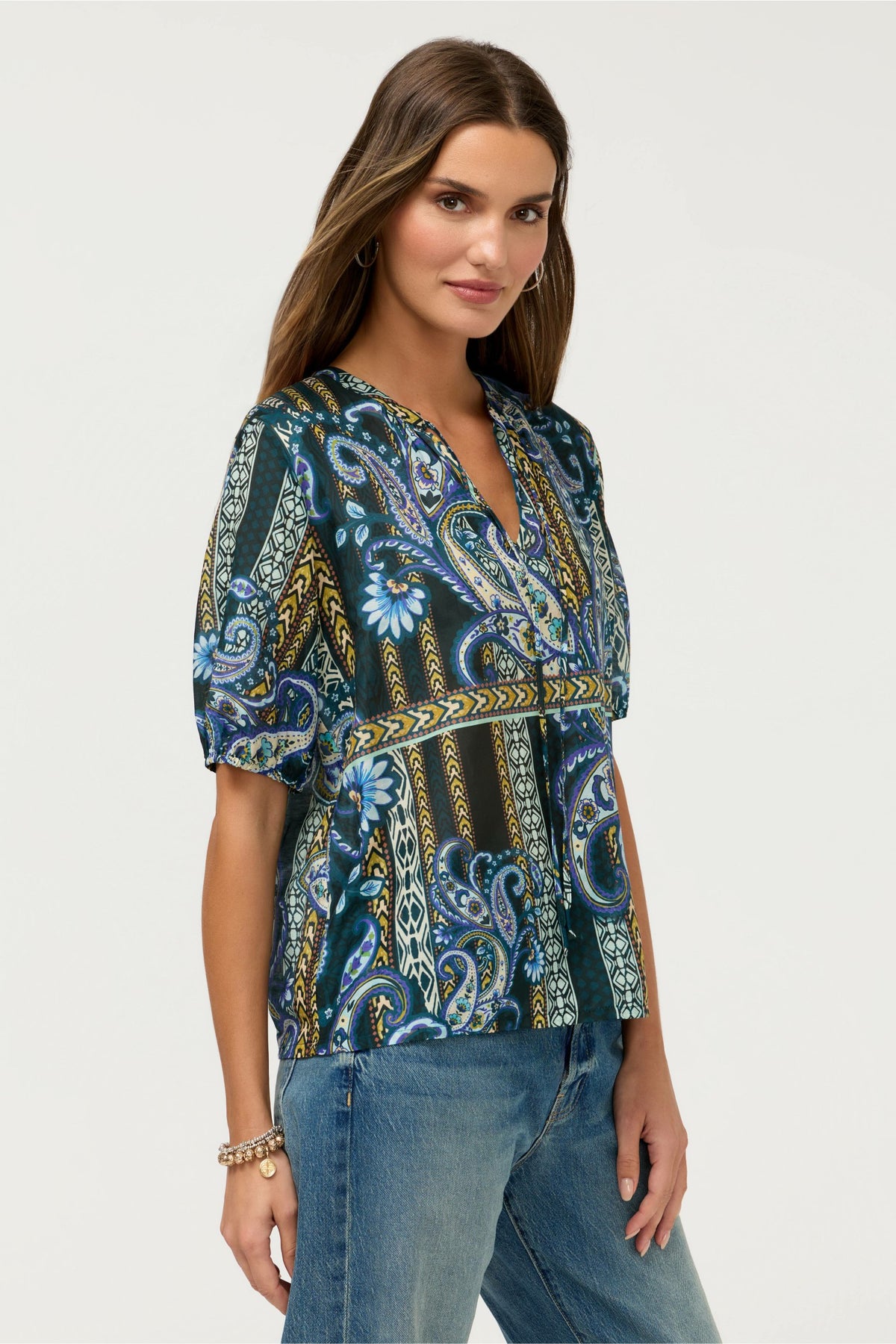 MARGOT SHORT SLEEVE BLOUSE