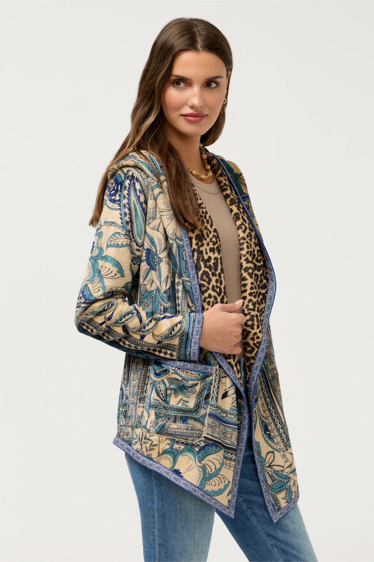 JOAN REVERSIBLE SHERPA JACKET