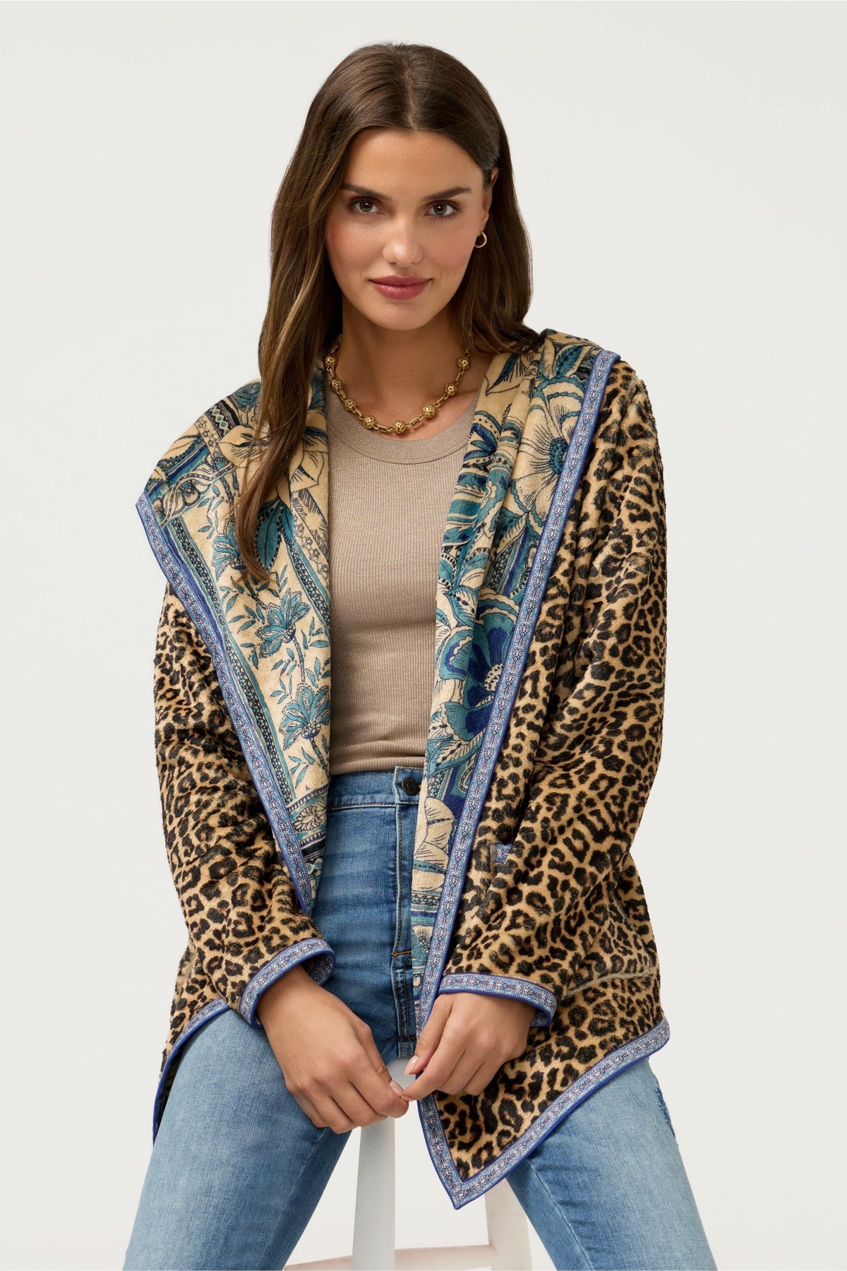 JOAN REVERSIBLE SHERPA JACKET