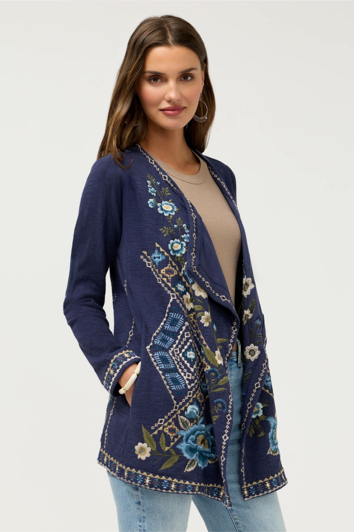 BIYA DRAPED SWEATER