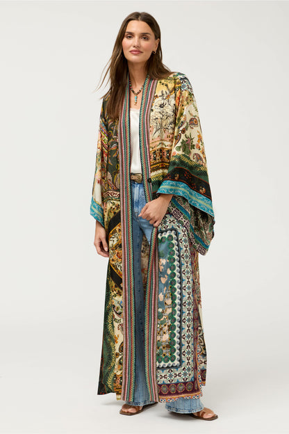 AZIZA REVERSIBLE LONG KIMONO