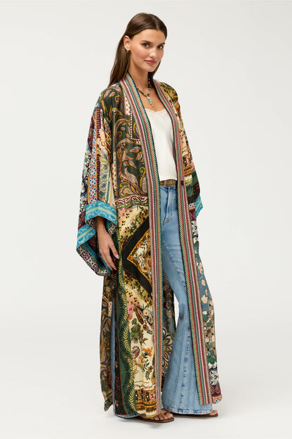 AZIZA REVERSIBLE LONG KIMONO