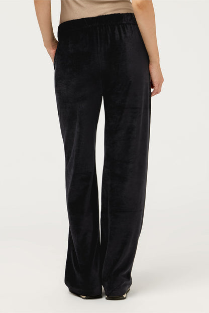ESSENTIALS VELOUR WIDE LEG PANT