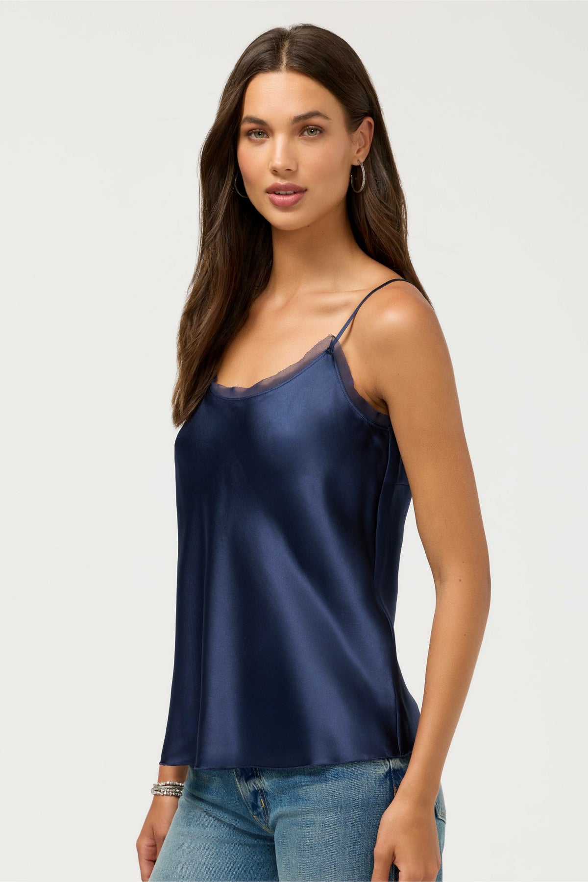 ESSENTIALS SILK CAMI