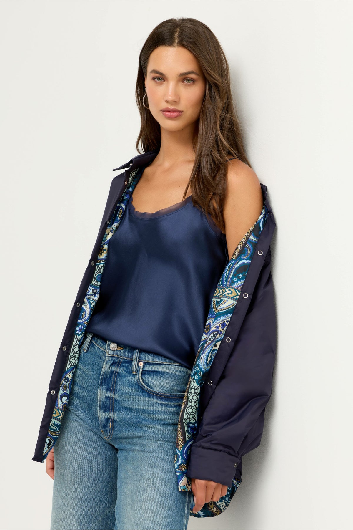 ESSENTIALS SILK CAMI