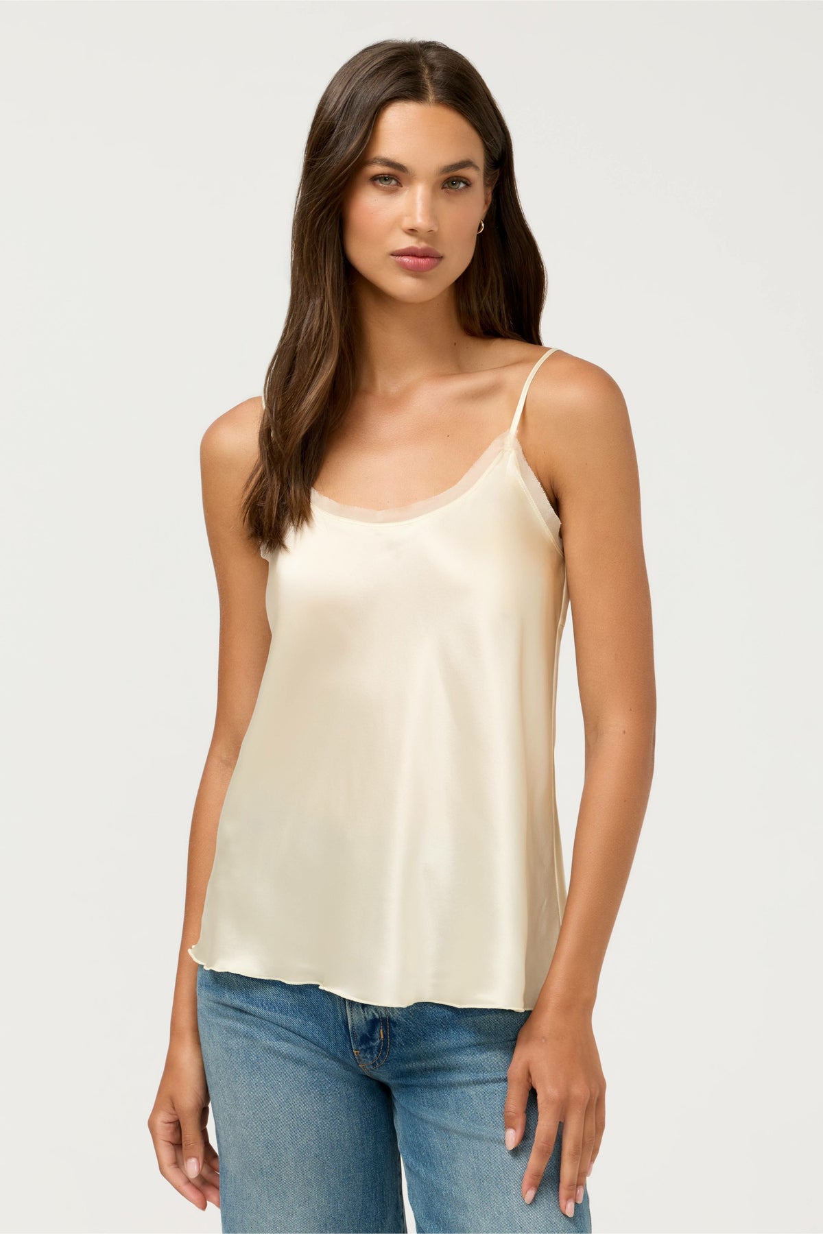 ESSENTIALS SILK CAMI