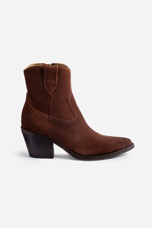 ITALIAN SUEDE ANKLE BOOTIE