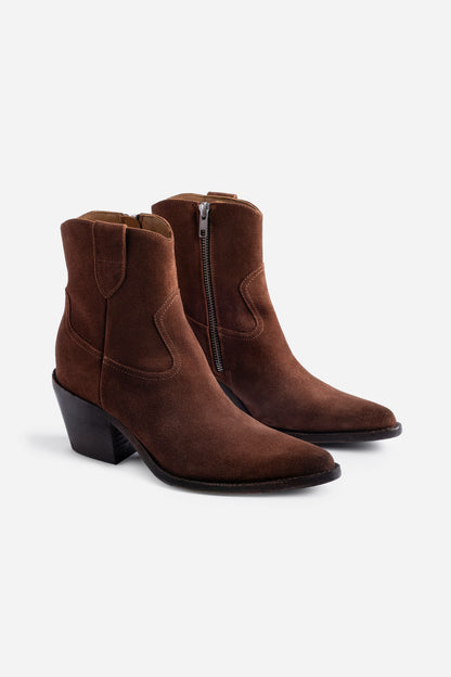ITALIAN SUEDE ANKLE BOOTIE