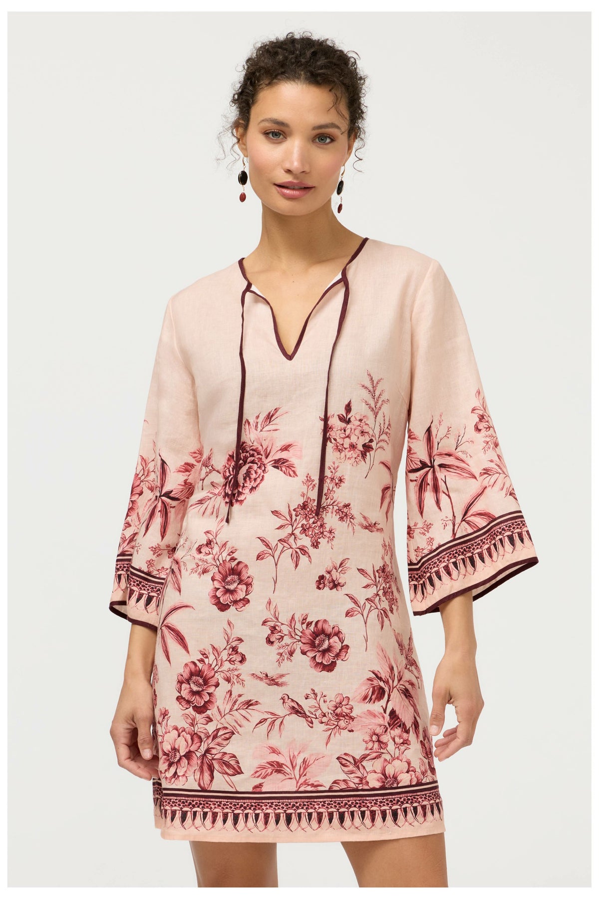 KIMONO SLEEVE DRESS