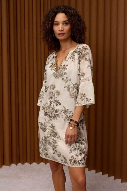 MANDIE PEASANT MINI DRESS