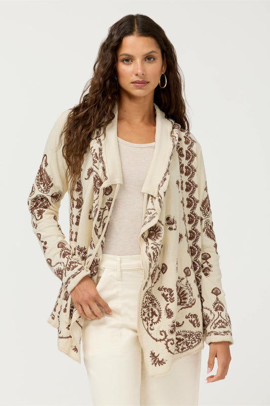BIYA RIBBED HOODIE