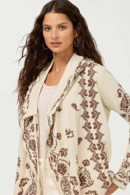 BIYA RIBBED HOODIE