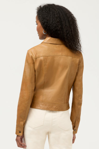 ITALIAN LEATHER BUCKLE JACKET