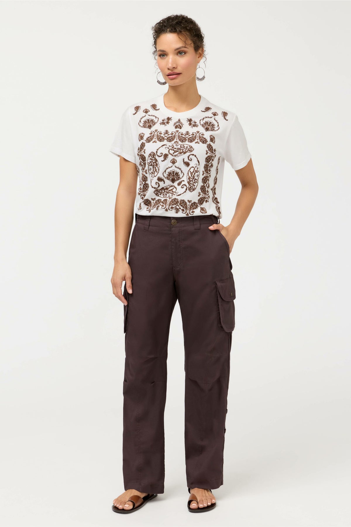 POPLIN CARGO PANT