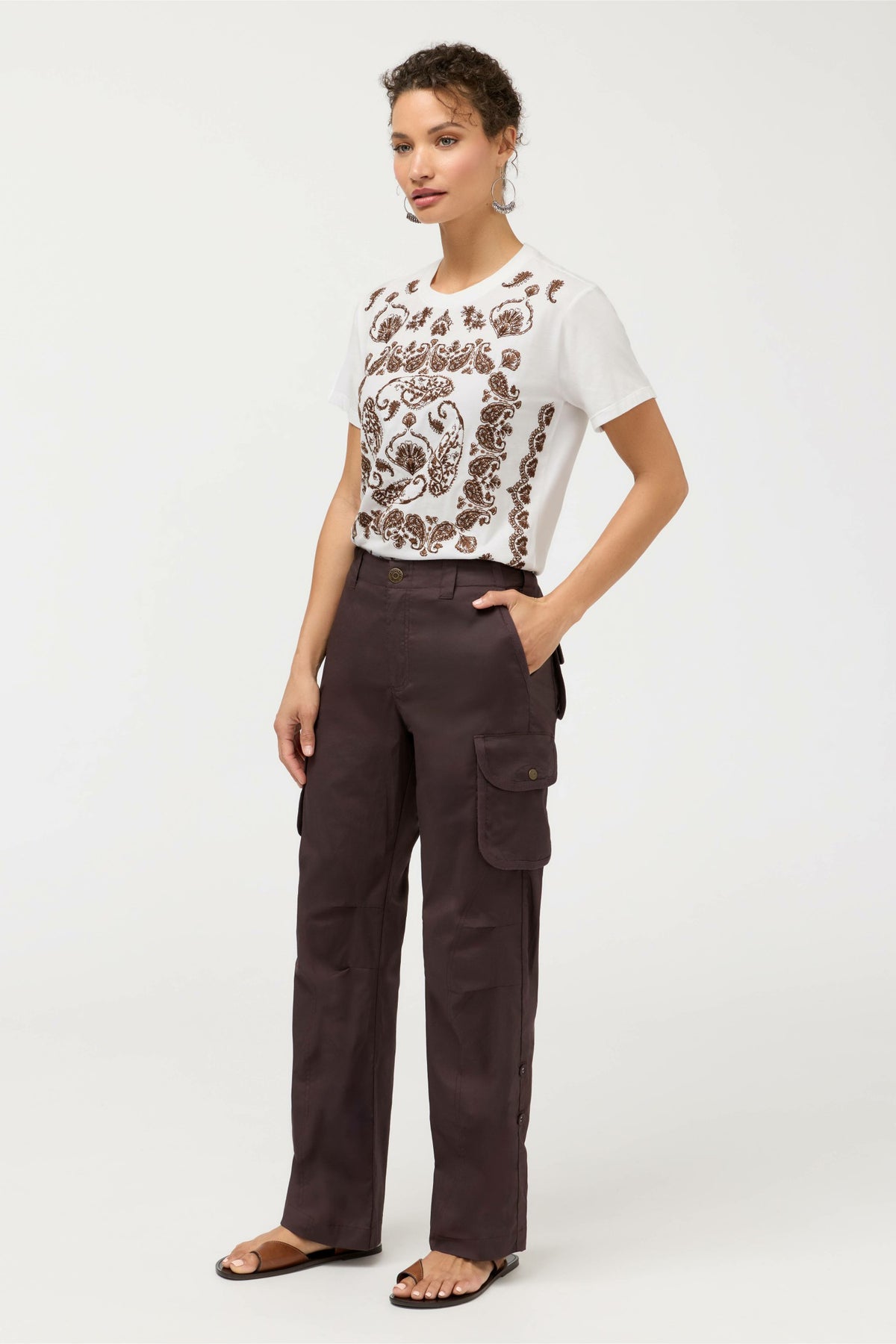 POPLIN CARGO PANT