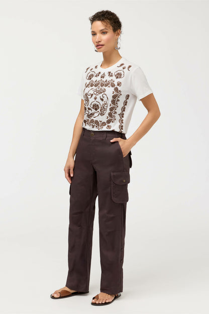 POPLIN CARGO PANT