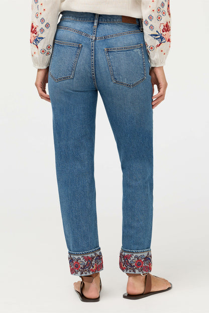 THE CUFFED SLIM STRAIGHT LEG JEAN