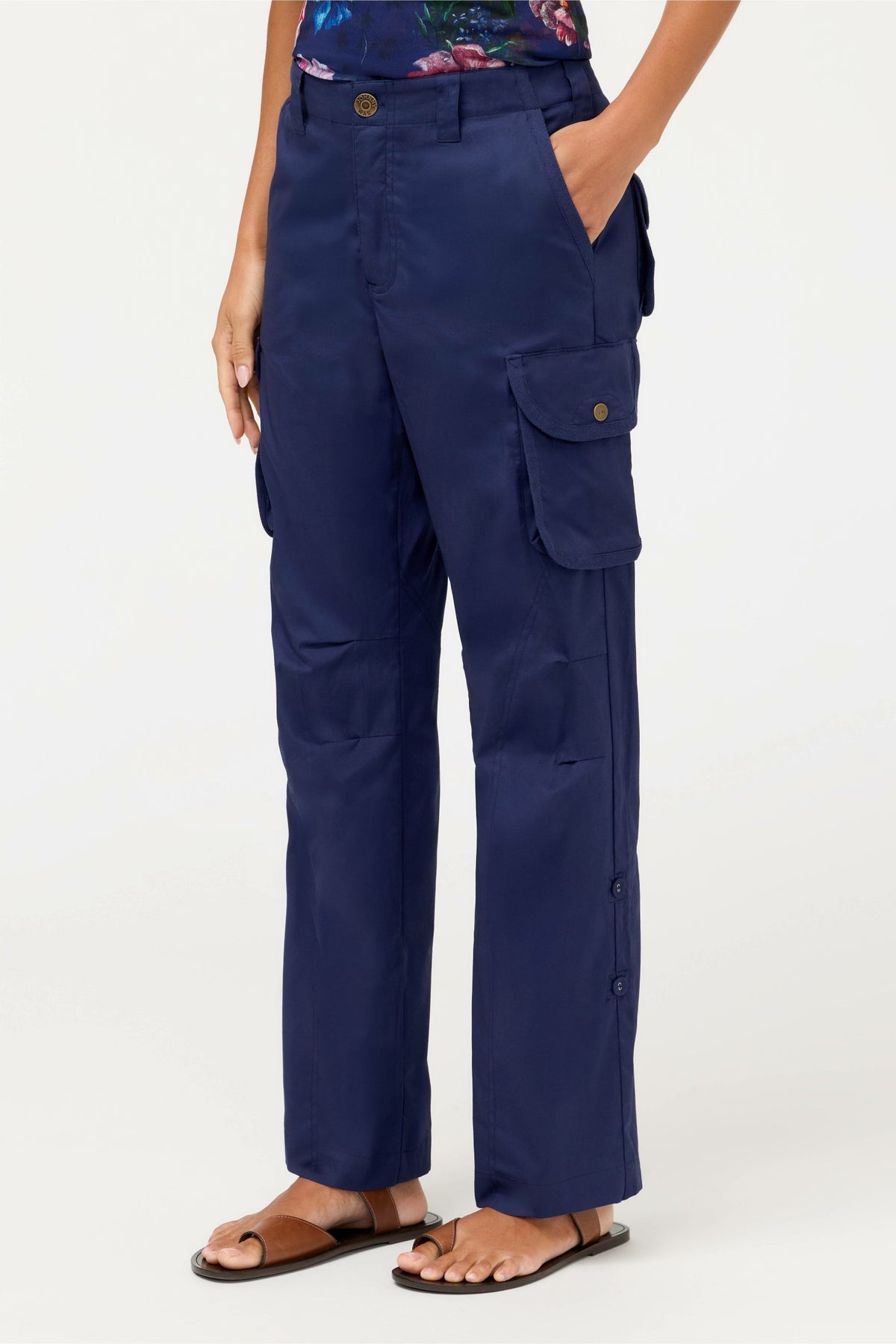 POPLIN CARGO PANT