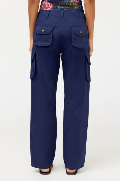POPLIN CARGO PANT