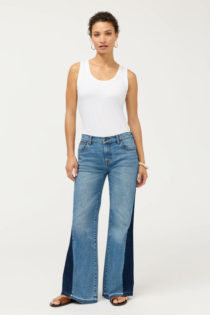 THE CONTRAST WIDE LEG JEAN