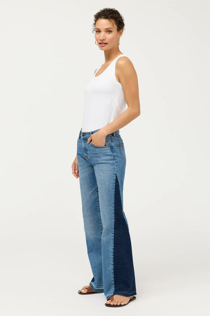 THE CONTRAST WIDE LEG JEAN