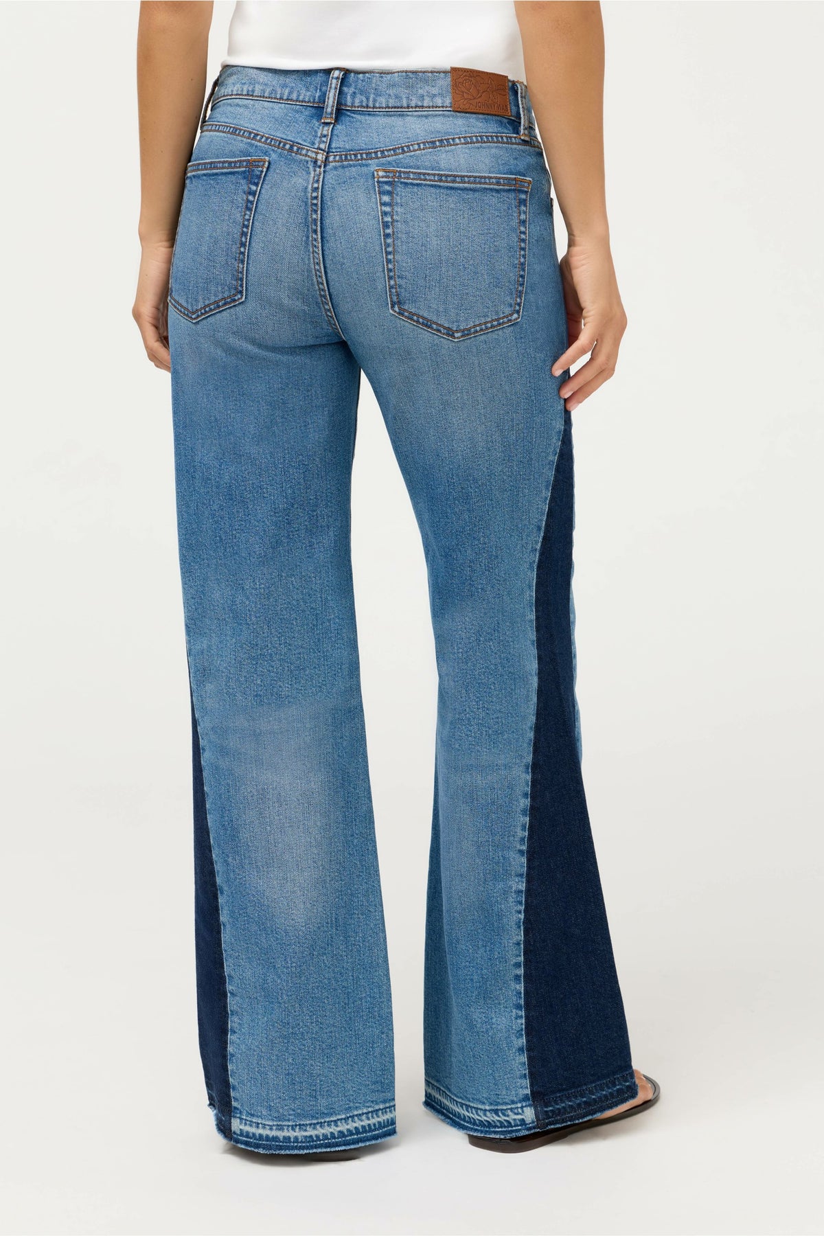 THE CONTRAST WIDE LEG JEAN