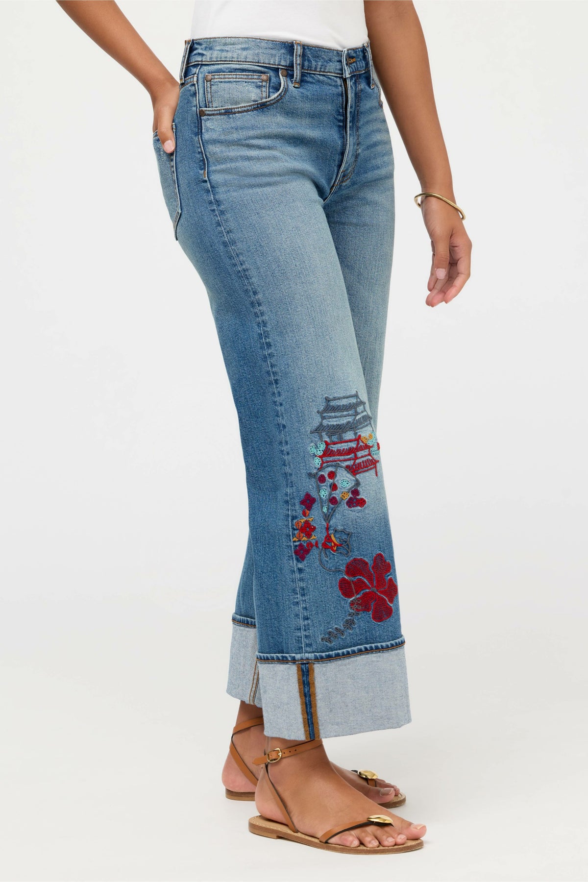 THE ANKLE WIDE LEG JEAN