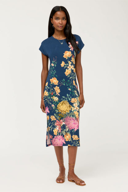 THE JANIE FAVORITE KEYHOLE TEE DRESS