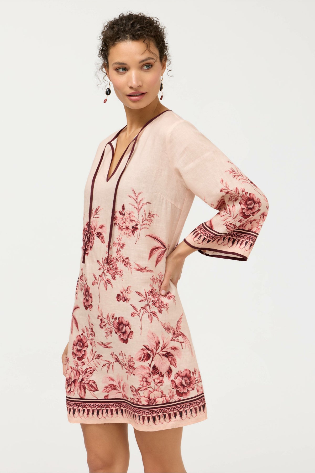 KIMONO SLEEVE DRESS