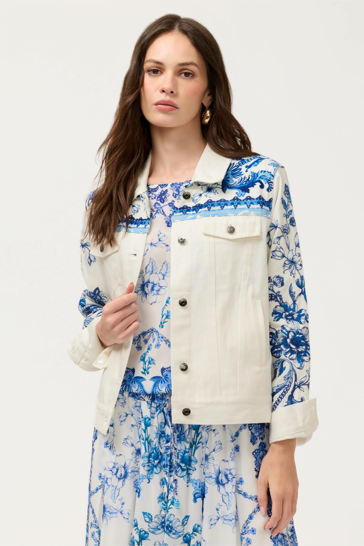 BANDANA DENIM JACKET