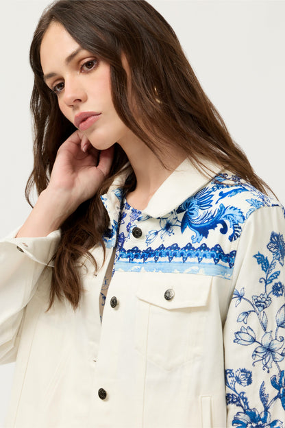 BANDANA DENIM JACKET