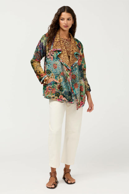 JOAN WRAP BINDED SHERPA JACKET