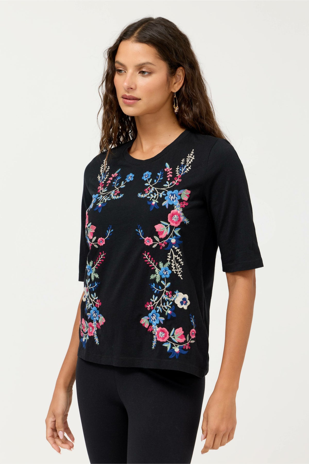 CREWNECK ELBOW SLEEVE TEE