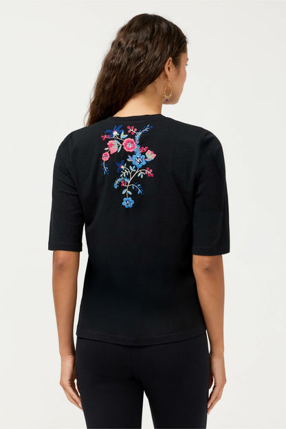 CREWNECK ELBOW SLEEVE TEE