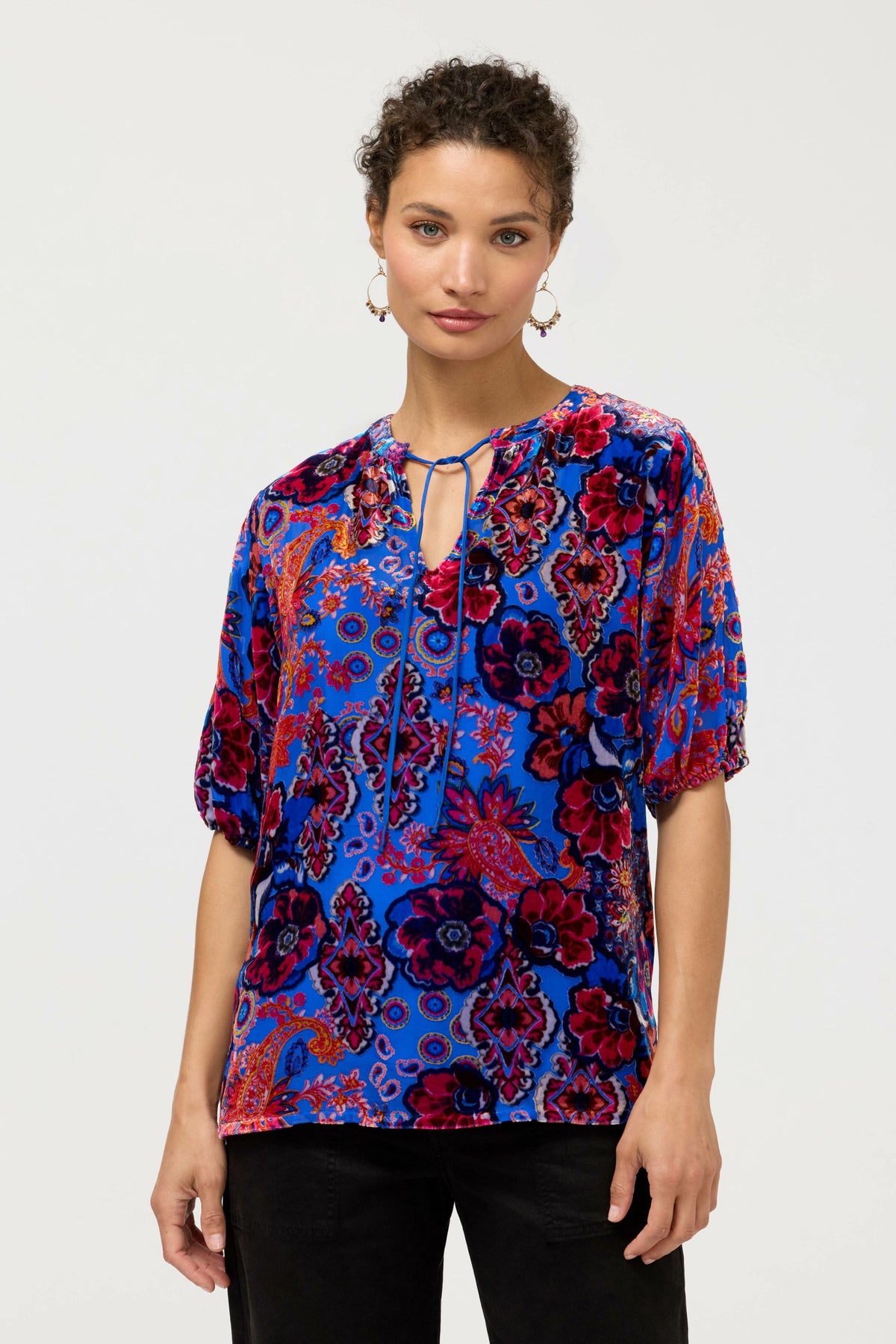 MARGOT SHORT SLEEVE BLOUSE