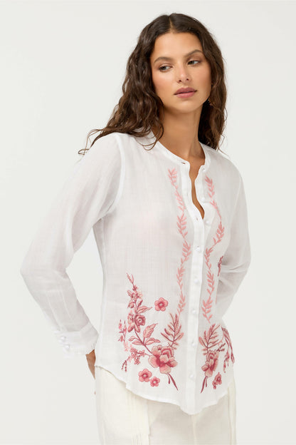 RUFFLE CUFF BLOUSE
