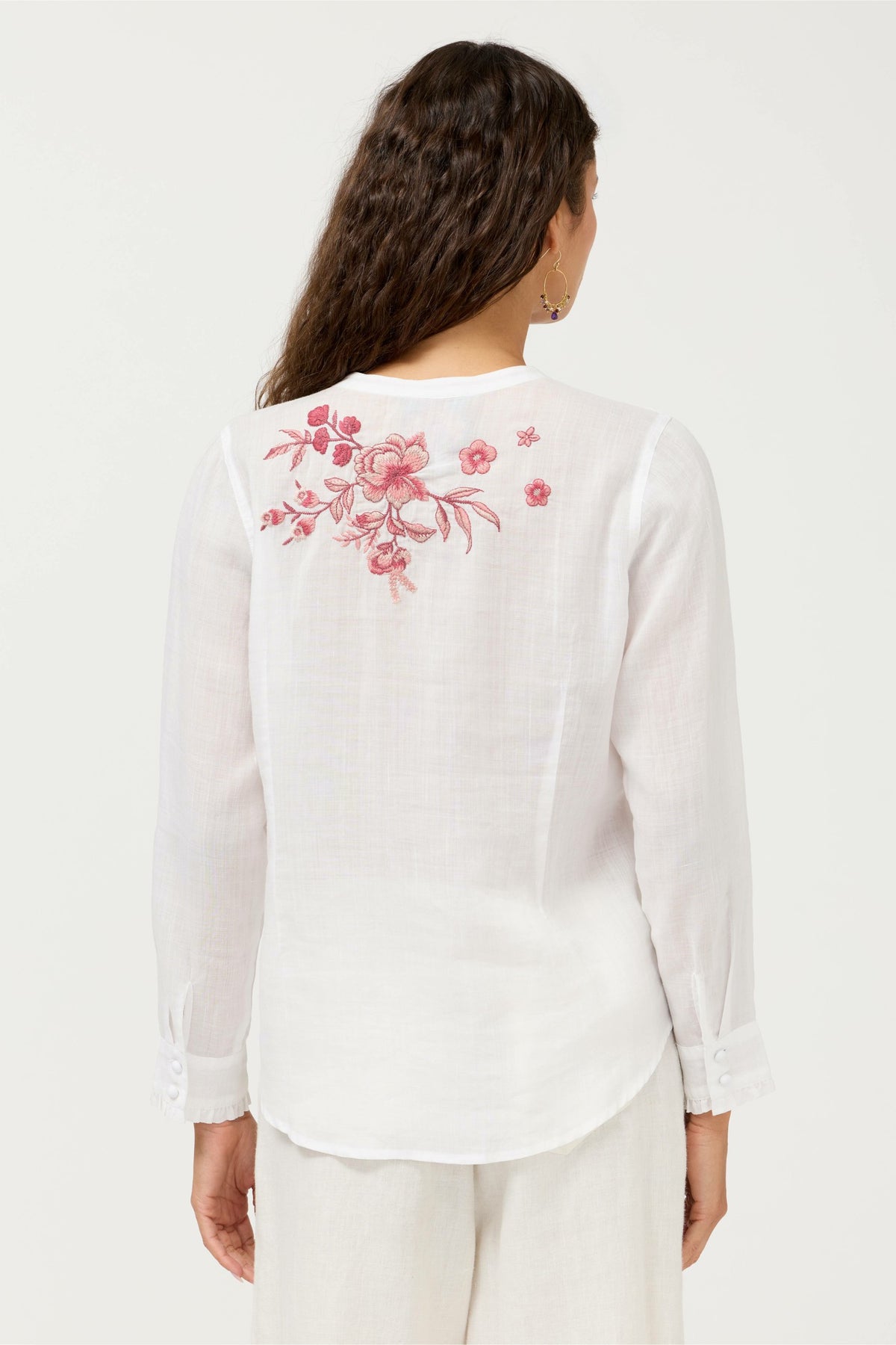 RUFFLE CUFF BLOUSE