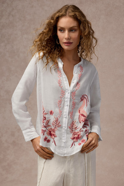 RUFFLE CUFF BLOUSE