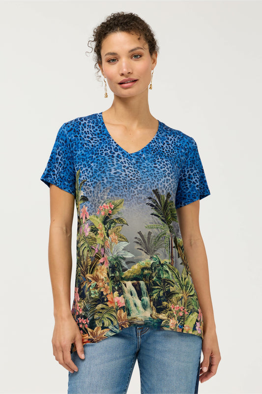 THE JANIE FAVORITE DRAPE TEE