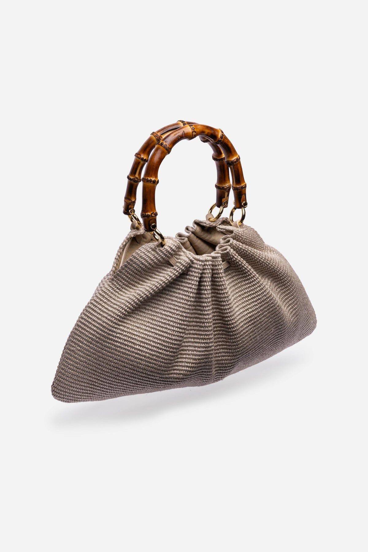 ITALIAN RAFFIA POUCH PURSE