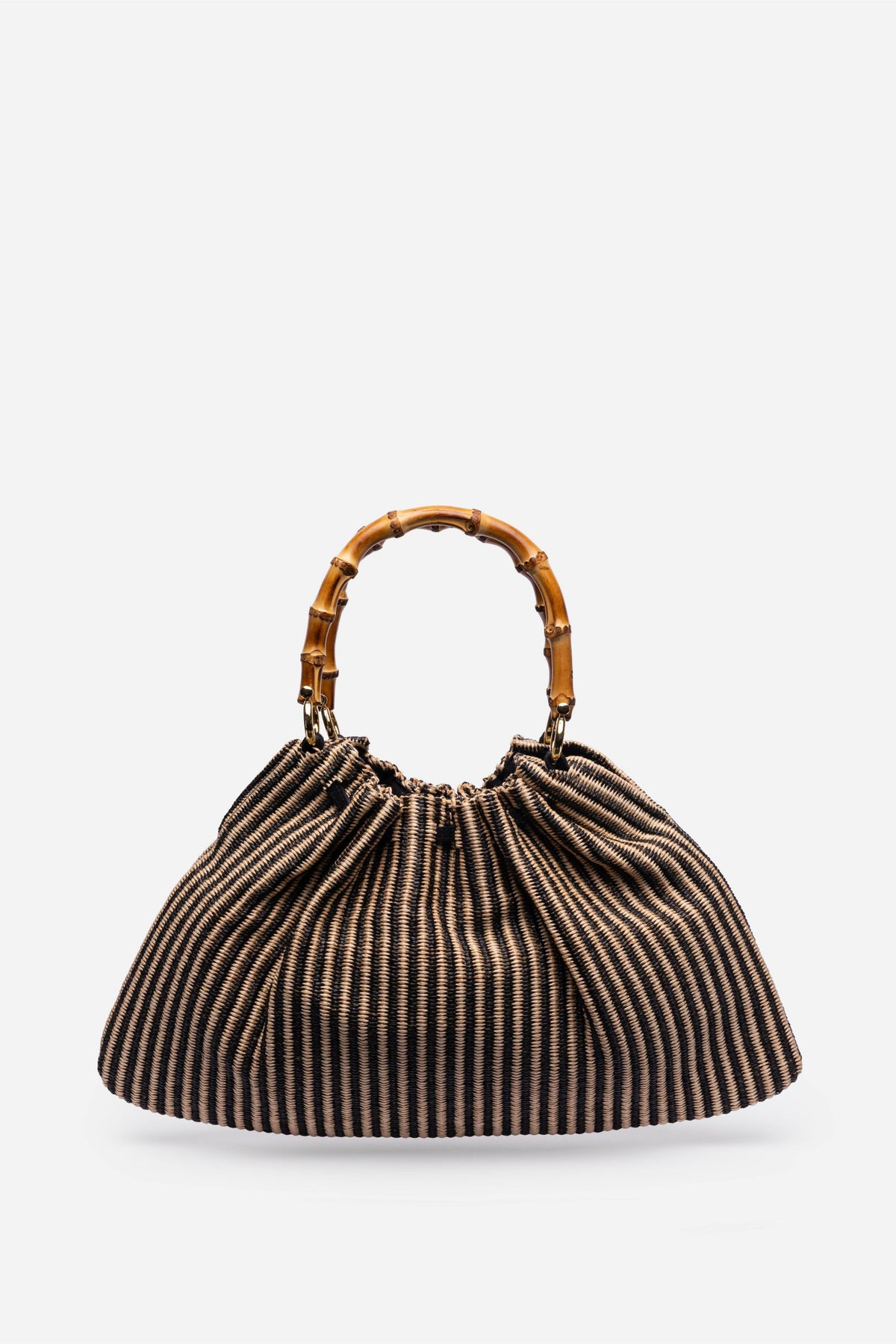 ITALIAN RAFFIA POUCH PURSE