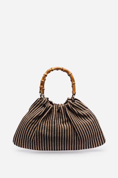 ITALIAN RAFFIA POUCH PURSE