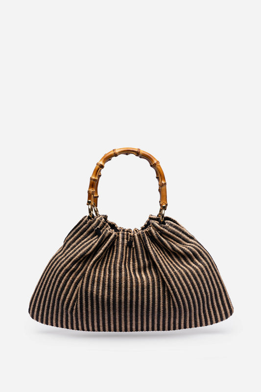 ITALIAN RAFFIA POUCH PURSE