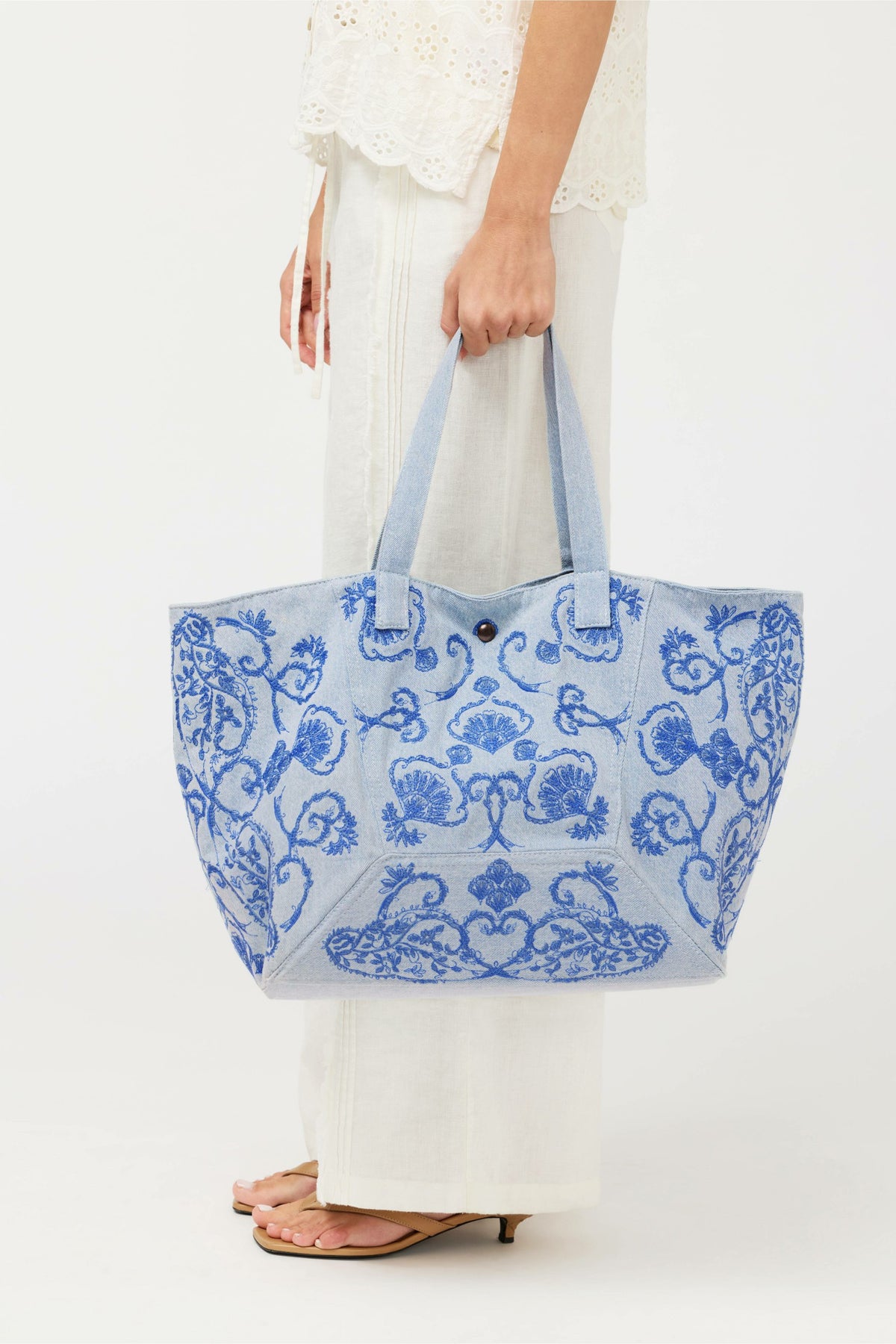 SEAMED TOTE BAG