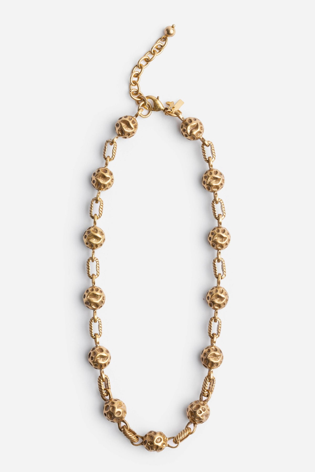 HAMMERED BEAD NECKLACE