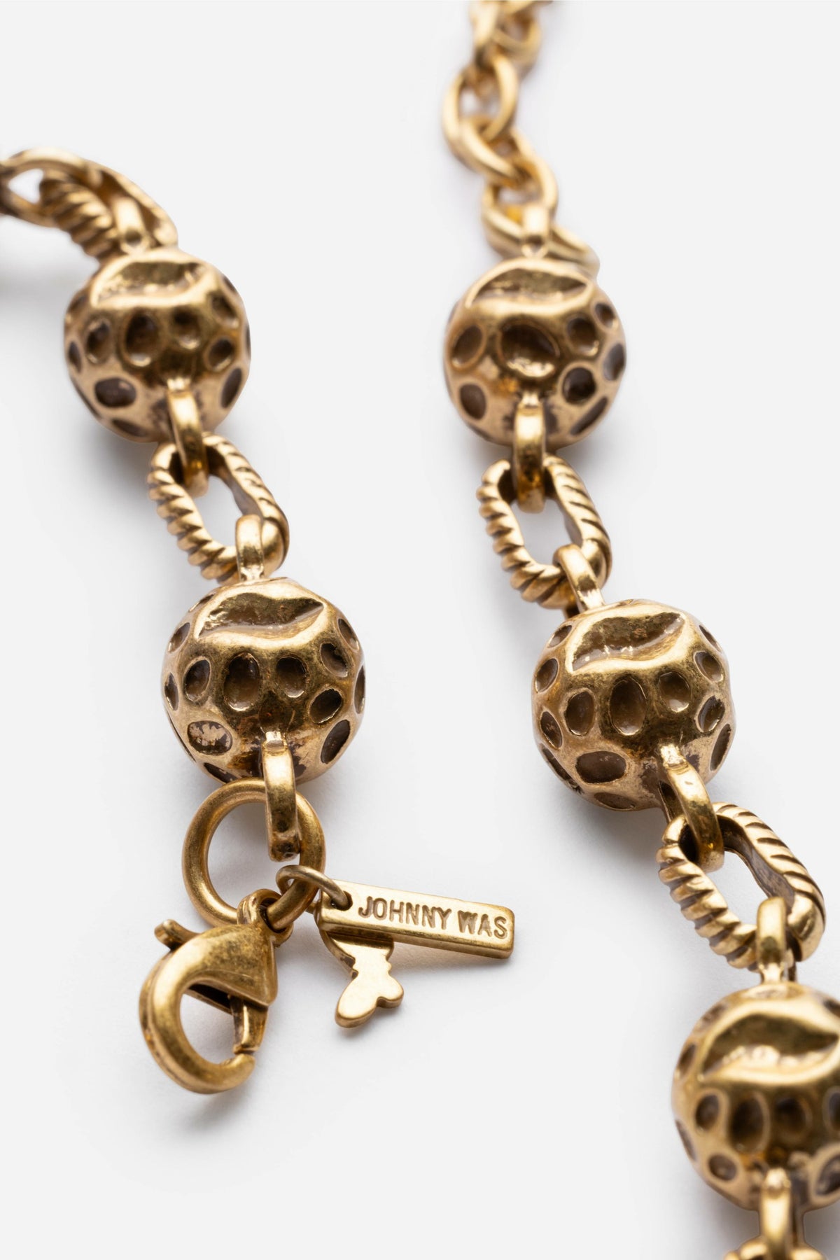HAMMERED BEAD NECKLACE