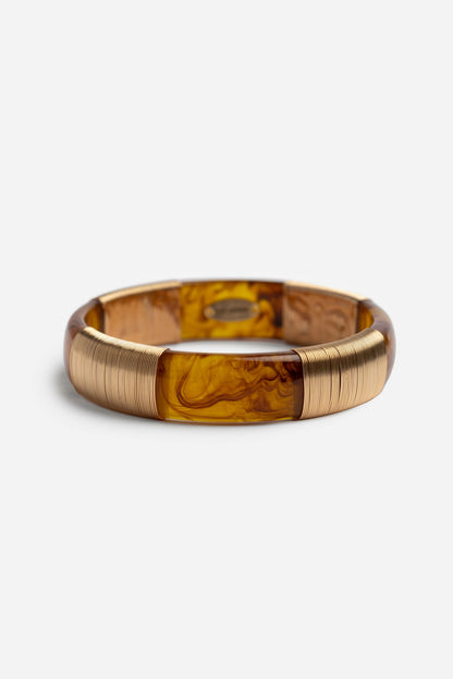 GOLD WIRE WRAP BRACELET